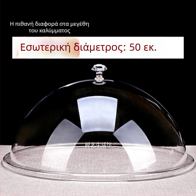 Κυκλικό πλαστικό καπάκι φαγητού, απλός σχεδιασμός, Κωδικός Cy