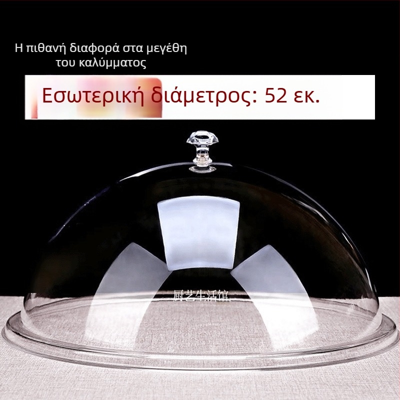 Κυκλικό πλαστικό καπάκι φαγητού, απλός σχεδιασμός, Κωδικός Cy