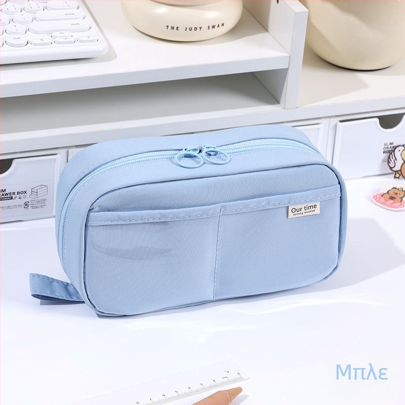 Θήκη μολυβιών πέντε επιπέδων με μοτίβο ηφαιστείου, κορεατικού στυλ, μεγάλη χωρητικότητα, δημιουργική θήκη για κορίτσια.