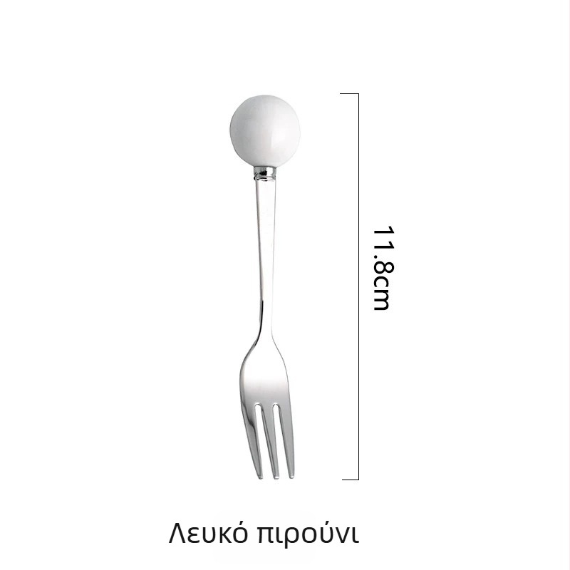 Σετ παιδικών πιρουνιών φρούτων από ανοξείδωτο 304, απλό στυλ, φινίρισμα καθρέφτη