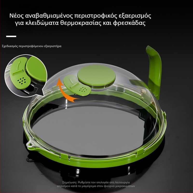 Κάλυμμα προστασίας από πιτσιλίσματα μικροκυμάτων (Πλαστικό; Μάρκα: Dujia; Αριθμός Εθνικής Άδειας Παραγωγής: Zhe XK16-204-01813; Εισαγωγή: Όχι; Διασυνοριακή Αποκλειστική Προμήθεια: Ναι)