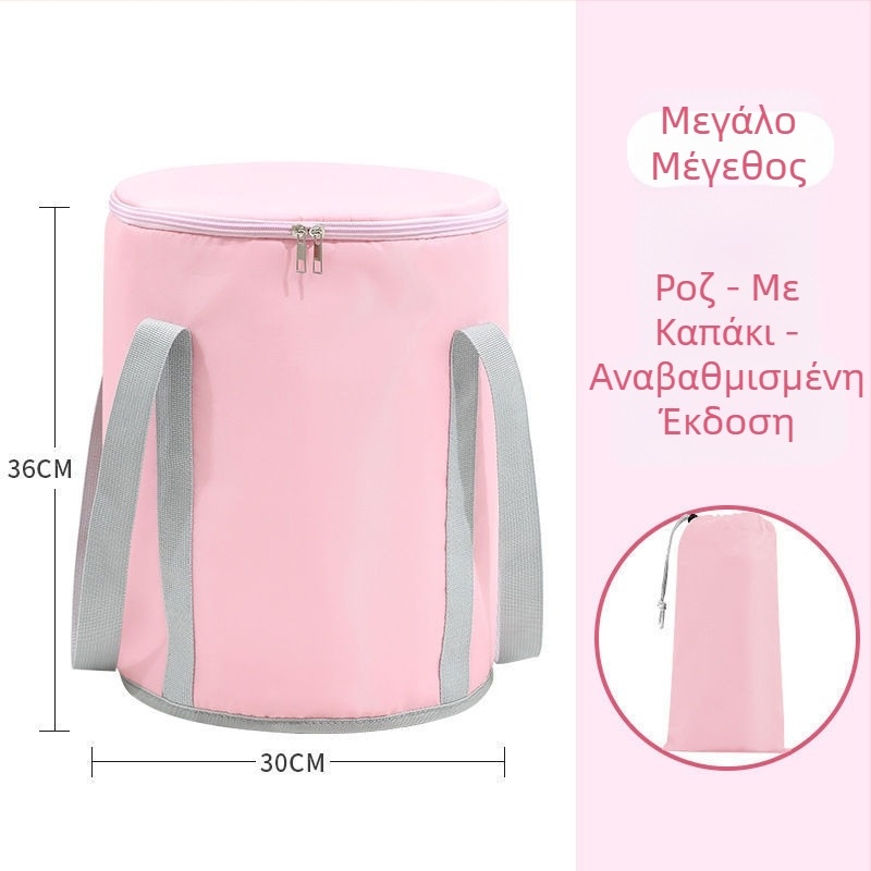 Κάδος ποδιών για μπάνιο από ταρπαλίν, με πτυσσόμενο σχέδιο, για μπάνιου μωρού