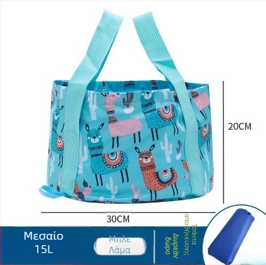 Langcheng φορητή πτυσσόμενη πλαστική λεκάνη ποδιών για μούλιασμα