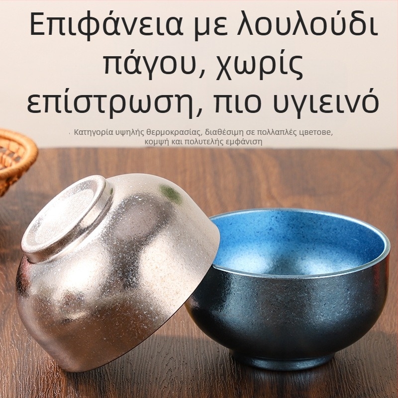 Κούπα ρυζιού από καθαρό τιτάνιο, διπλού στρώματος σχεδιασμός, ανθεκτικό σε μικροκύματα, δυνατότητα εκτύπωσης λογοτύπου, μάρκα Family year