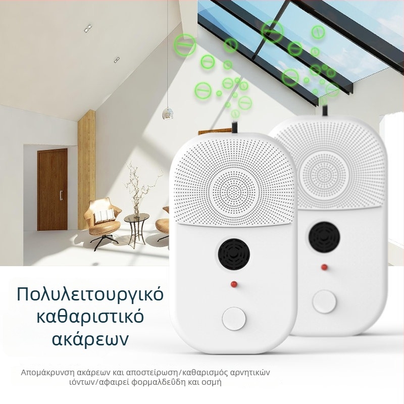 2025 Νέος οικιακός καθαριστής αέρα με αρνητικά ιόντα, εξαλείφει ακάρεα, καθαρίζει τον αέρα, αντιμετωπίζει ομίχλη και παθητικό κάπνισμα στο υπνοδωμάτιο
