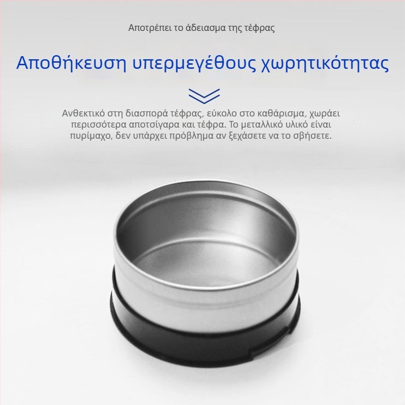 Επιτραπέζιος καθαριστής αέρα για τασάκι οικιακής χρήσης — αφαιρεί φορμαλδεΰδη και δευτερογενή καπνό, με αρνητικά ιόνια για εξουδετέρωση οσμών