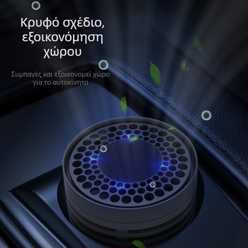 Φίλτρο αέρα αυτοκινήτου με αρνητικά ιόντα, HEPA και ενεργό άνθρακα, παροχή USB, ήσυχη λειτουργία κάτω από 36 dB