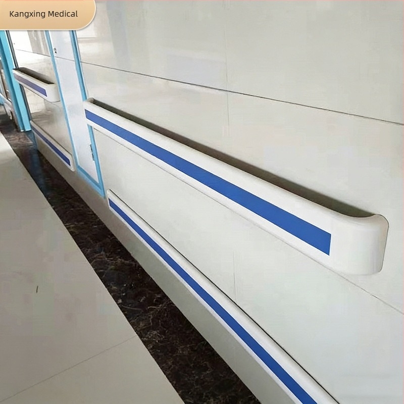 Χειρολαβή διαδρόμου τύπου 140, PVC, επιτοίχια, αντικρούση, για νοσοκομεία και οίκους ευγηρίας