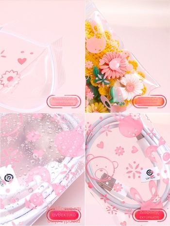 Chuchu μικρή συσκευασία κοσμημάτων - αυτοσφραγιζόμενη, σχέδιο με καρτούν, νέο υλικό, μήκος σφράγισης 1.2 cm