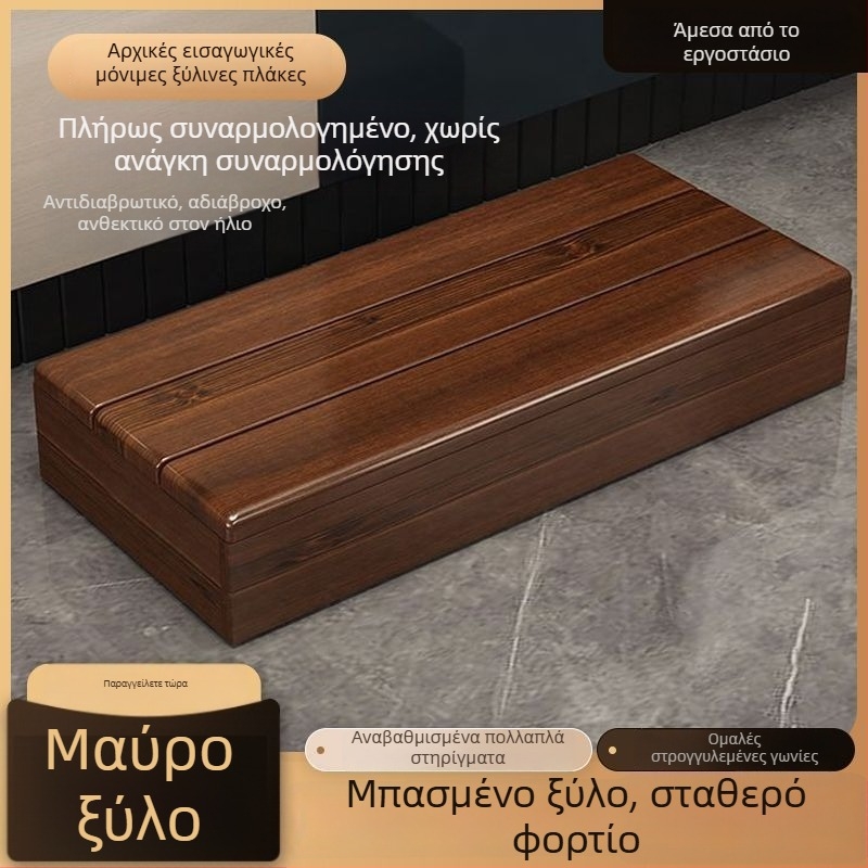 Ξύλινο σκαμπό βημάτων δίπλα στο κρεβάτι για παιδιά – Αντιολισθητικό