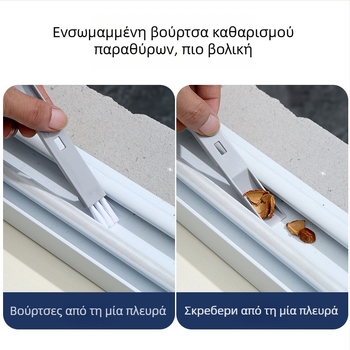 Επίπερο πανί καθαρισμού γυαλιού με επεκτεινόμενη τηλεσκοπική ράβδο, ένα πλευρικό σκούπισμα, κατάλληλο για παράθυρα και παρμπρίζ αυτοκινήτου