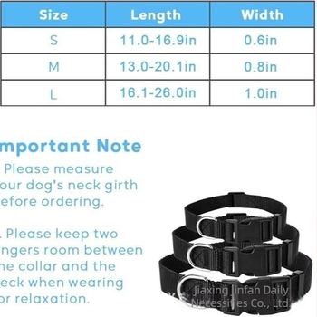 Σετ κολάρων και λουριών για σκύρους - νάιλον, μονοχρωματικό σχέδιο, χαλαρό στυλ, Jinfan