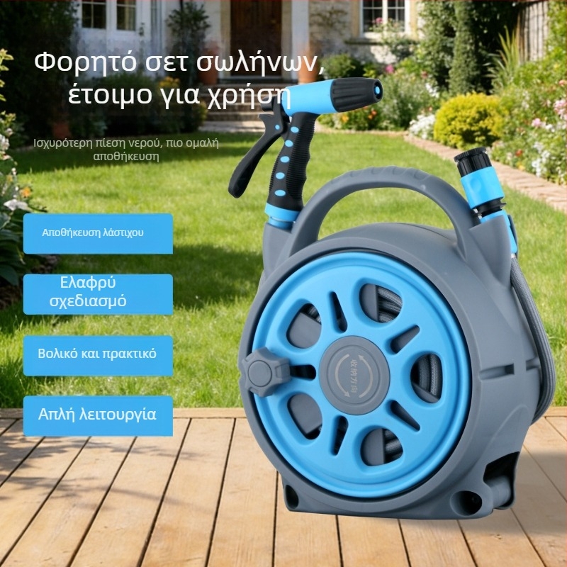 Ακροφύσιο κήπου για λάστιχο Tianwang Guard – σώμα νάιλον, σύνδεση ABS, ακροφύσιο ABS, ψεκασμός σε στήλη, μέγιστη πίεση 5