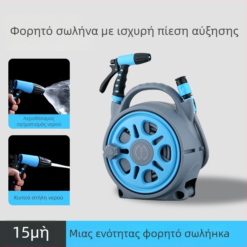 Ακροφύσιο κήπου για λάστιχο Tianwang Guard – σώμα νάιλον, σύνδεση ABS, ακροφύσιο ABS, ψεκασμός σε στήλη, μέγιστη πίεση 5