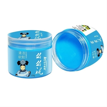 Astree astree02 Gel καθαρισμού εσωτερικού αυτοκινήτου — πολυλειτουργικό μάζα απορρόφησης σκόνης, βάρος 0.22, συσκευασία: μονή φιάλη, εφαρμογή: αυτοκίνητο εσωτερικό και οικία