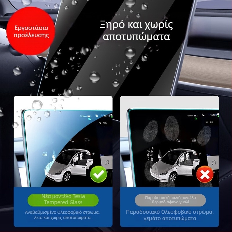 Προστατευτικό οθόνης από tempered glass για το Tesla Cybertruck πλοήγηση, ανθεκτικό σε γρατσουνιές, φθορά, αποτυπώματα