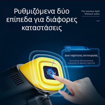Zhigao L3 Ασύρματο Φορτιζόμενο Φορητό Πιστόλι Νερού Υψηλής Πίεσης Για Αυτοκίνητα Με Βούρτσα