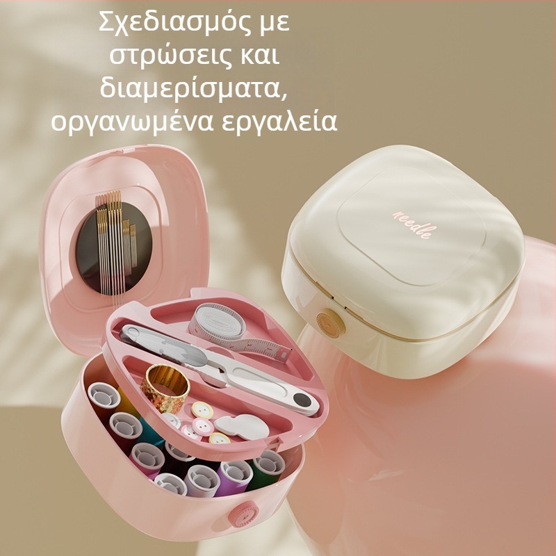 Φορητή θήκη ραψίματος με τσέπη, πλαστικό, σειρά σετ ραπτικής, απλός σχεδιασμός