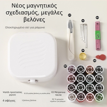 Σετ Ραπτικής – Φορητό Στυλ Τσέπης, Υλικό ABS, Κουτί 100 Τεμαχίων, 280 γρ., Διαθέσιμο για Προσαρμογή