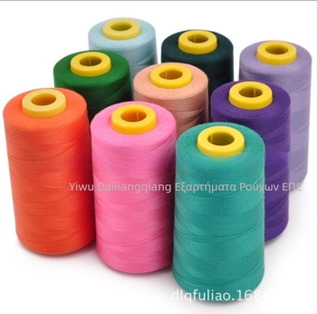 Νήμα ραφής, μάρκα dlq, πολυεστερικό νήμα; γραμμή 203, κωδικός 8000 ανά ρόλο; κατάλληλο για ρούχα, παπούτσια, τσάντες και οικιακά υφάσματα