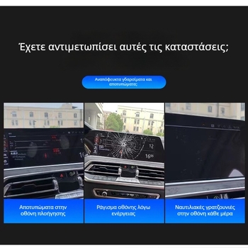 Προστατευτικό οθόνης αυτοκινήτου από tempered glass για Android πλοήγηση οθόνης — ενιαίο σχέδιο, αντοχή σε υψηλές και χαμηλές θερμοκρασίες, αντίσταση σε γρατσουνιές και φθορές, αντιδακτυλικά αποτυπώματα