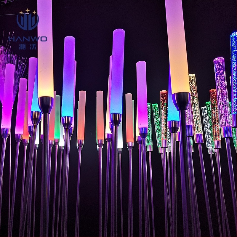 Εξωτερικός LED λαμπτήρας τοπίου με ακρυλική κατασκευή και σχεδιασμό εμπνευσμένο από φυτά, IP65, 1W, 6–12 ώρες λειτουργίας