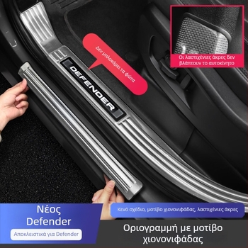 O'dell Πλαίσια πορτών από ανοξείδωτο χάλιτα και πατήματα για Land Rover Defender 2020–2026, προσαρμοστικά