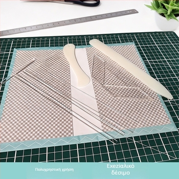 Ακρυλικό DIY εργαλείο για βιβλιοδεσία τετραδίου: κατασκευή εξωφύλλου αλμπουμ, ρύθμιση θέσης, ράψιμο και διάτρηση