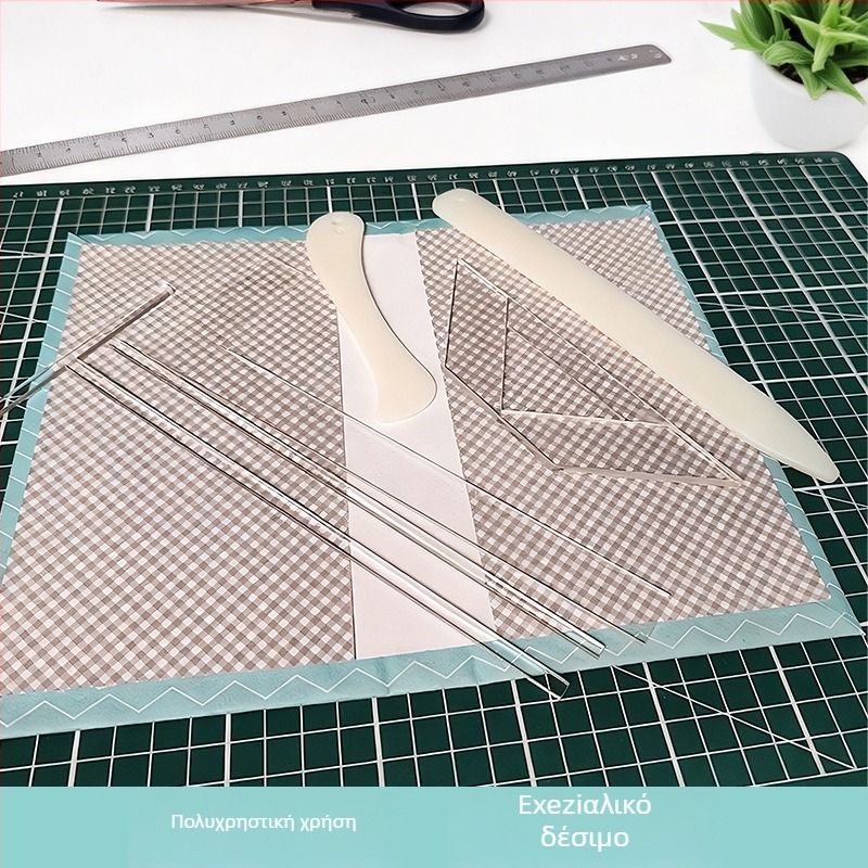 Ακρυλικό DIY εργαλείο για βιβλιοδεσία τετραδίου: κατασκευή εξωφύλλου αλμπουμ, ρύθμιση θέσης, ράψιμο και διάτρηση