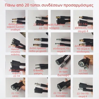 Σωλήνας καθαρισμού υψηλής πίεσης με προστασία εξόδου από έκρηξη, μαλακό οικιακό πιστόλι νερού, υλικό PVC/PE, βάρος 3 kg