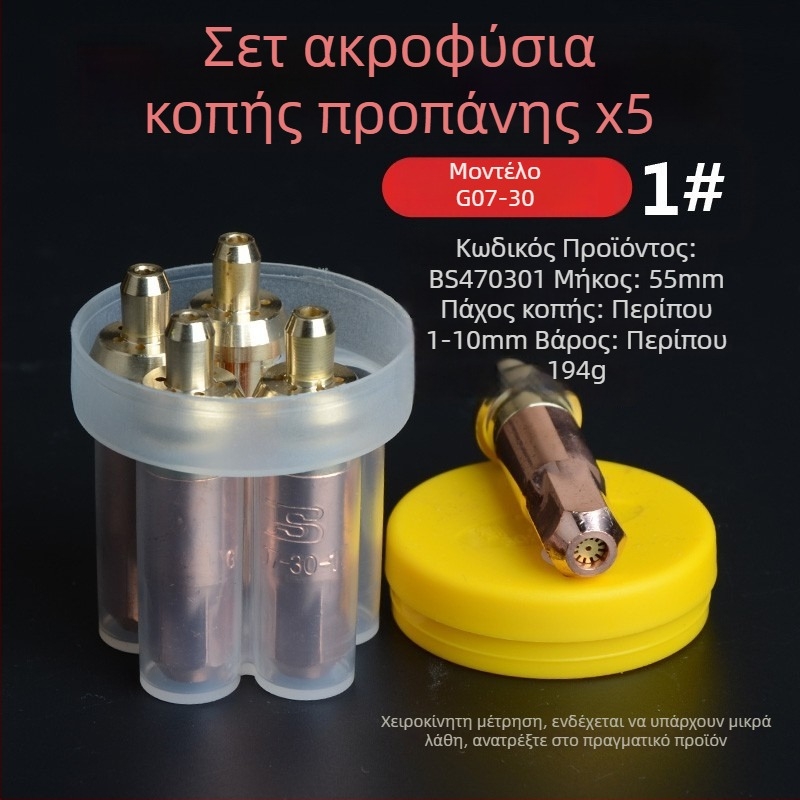 Persia ακροφύσιο κοπής φλόγας συγκόλλησης για γκάζι — δαχτυλίδι σχήματος άνθους plum blossom, μοντέλο 01-30-100-300