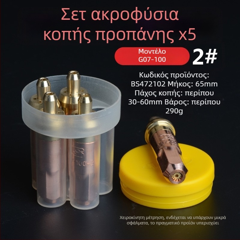 Persia ακροφύσιο κοπής φλόγας συγκόλλησης για γκάζι — δαχτυλίδι σχήματος άνθους plum blossom, μοντέλο 01-30-100-300