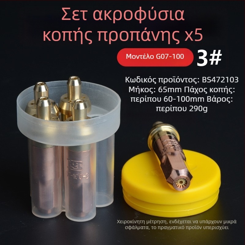 Persia ακροφύσιο κοπής φλόγας συγκόλλησης για γκάζι — δαχτυλίδι σχήματος άνθους plum blossom, μοντέλο 01-30-100-300