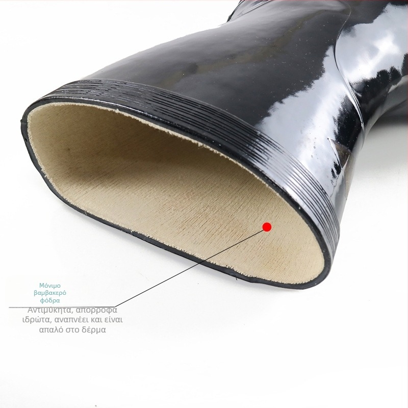 Safe everyday 20kV μονωμένα λαστιχένια μποτάκια, με υψηλό πάνω μέρος, αδιάβροχα