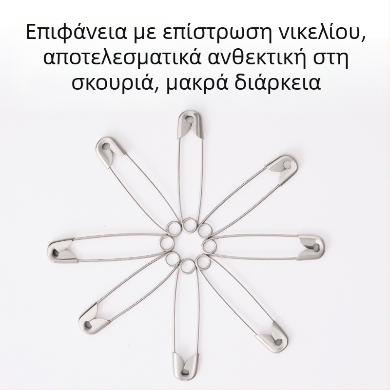 Κυρτή βελόνα ασφαλείας, ατσάλι, παλιού τύπου κούμπωμα, μοντέλο ts400, συσκευασία σε κουτί