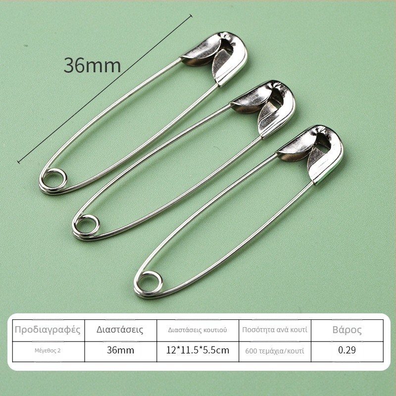 Μεταλλικό καρφί ασφαλείας για ρούχα, παλιομοδίτικος καμπύλος αγκιστρωτήρας