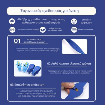 NFC βραχιολάκι πρόσβασης με δυνατότητα εκτύπωσης λογότυπου, Read-Write τσιπ, αποθήκευση 1024B, HF RFID, περίβλημα σιλικόνης, παθητική κάρτα