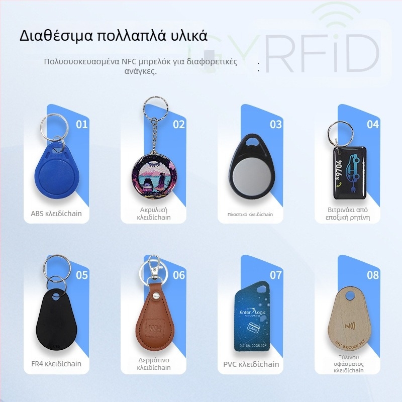 Έξυπνη Κάρτα Πρόσβασης RFID/NFC, μοντέλο KES05, χωρίς επαφή, 1K μνήμη, 1.000.000 κύκλοι εγγραφής/διαγραφής, εύρος θερμοκρασίας -30°C έως +80°C