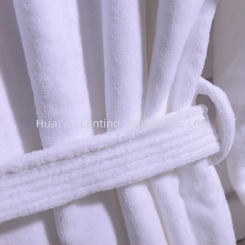 Βαμβακερή ρόμπα μπάνιου με λογότυπο - 1100 g Cut-Pile ύφασμα, μονόκλωνο νήμα