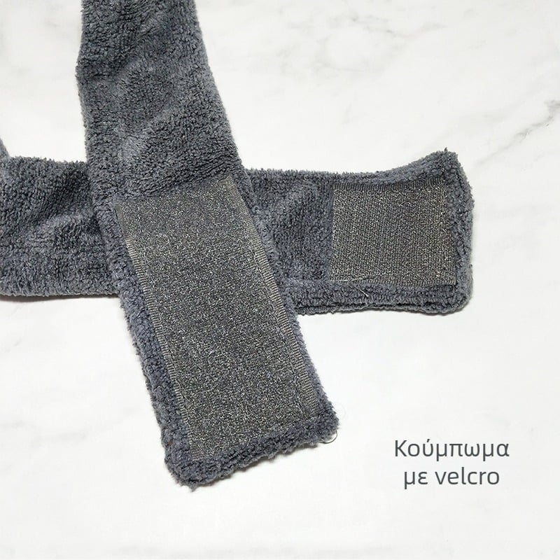 Ινώδης περιτύλιξη μαλλιών με Velcro, απορροφητικό εργαλείο κομμωτικής για περιτύλιξη μαλλιών σε περμανάντ και βαφή
