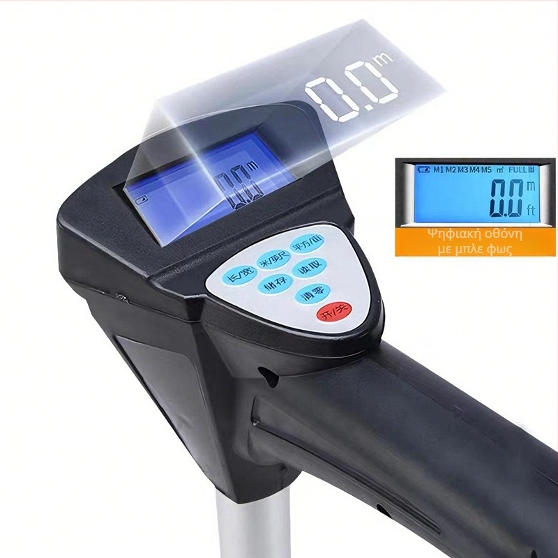 Χειροκίνητος μετρητής απόστασης με μεγάλο τροχό (3η γενιά; εμβέλεια 9999 μ; ακρίβεια 99%)