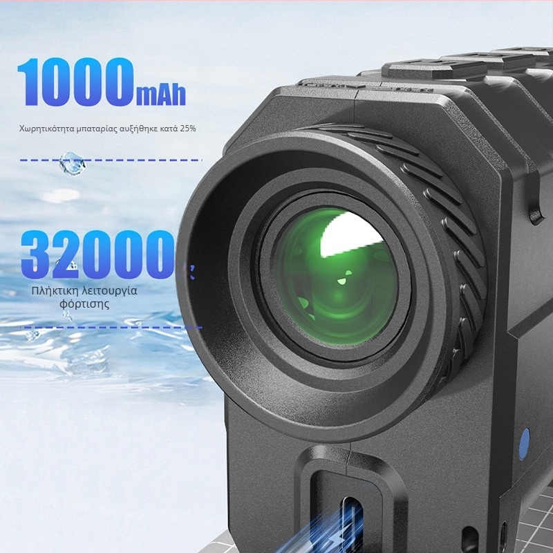 Μετρητής απόστασης λέιζερ για γκολφ, υψηλή ακρίβεια, εμβέλεια 3–2000 m, ακρίβεια ±1 m, κλείδωμα σημαίας, διόρθωση κλίσης και βολιστικής