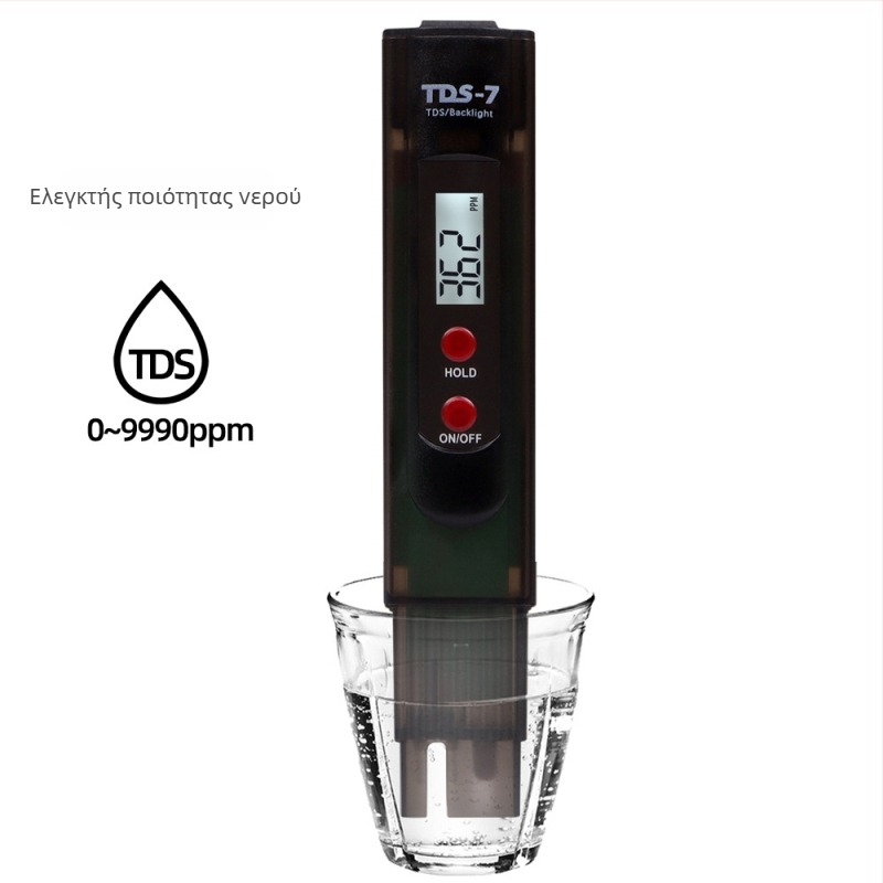 Αναλυτής ποιότητας νερού πολλαπλών παραμέτρων – μάρκα Trickle, μοντέλο TDS024, εύρος μέτρησης 0–9999, μέτρηση pH