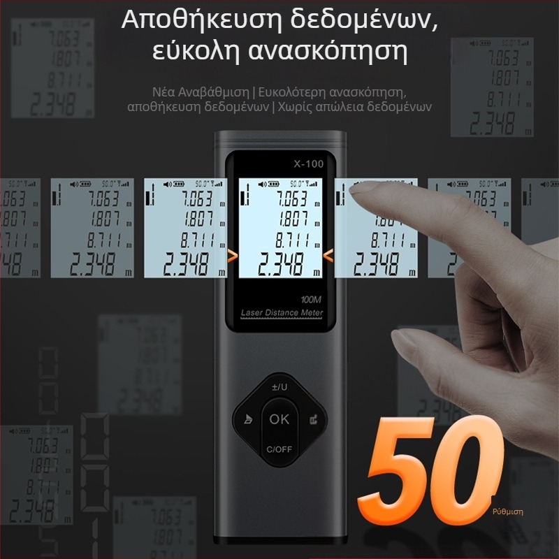 Zhenbing MX-range μετρητής απόστασης λέιζερ - φορητός υπέρυθρος μετρητής για εσωτερική διακόσμηση και εγκατάσταση