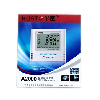 A2000-Ex μετρητής θερμοκρασίας και υγρασίας με συναγερμό, ψηφιακή οθόνη; HUATO (Shenzhen); Μπαταρία: 6F22; κατάλληλο για ιατρικά εργαστήρια