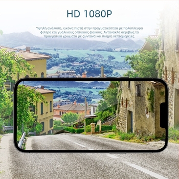 V380pro Ασύρματη Ημισφαιρική Κάμερα με Περιστροφή 360°, Ανίχνευση Κίνησης και Αυτοματική Παρακολούθηση, Φακός 3,6 mm, 0,01 lux, IR Νυχτερινή Όραση έως 10 m