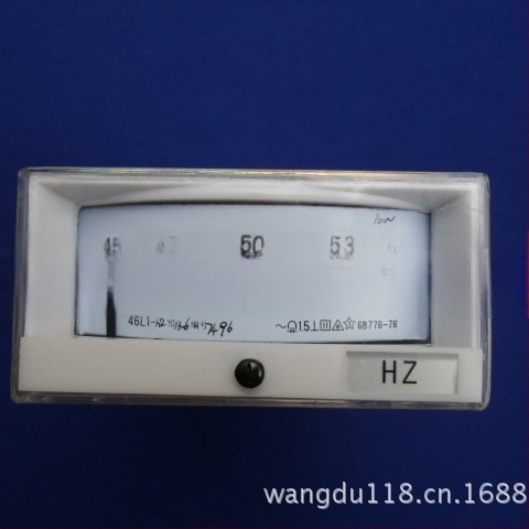 Μετρητής συχνότητας 46L1, εύρος 45–50–55 Hz, είσοδος 100 V, Μάρκα: Yueqing chuanqi instrument