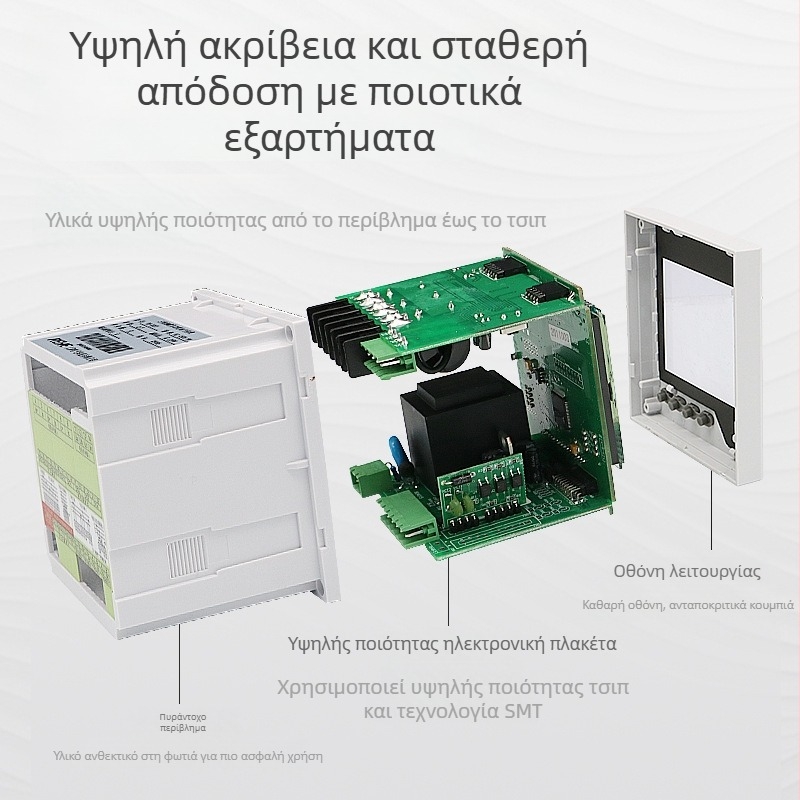 RH-3D3Y τρίφασικός LCD πολυλειτουργικός μετρητής ισχύος, ακρίβεια 0,5%, μέτρηση πλήρους ισχύος, ενσωματωμένος σχεδιασμός