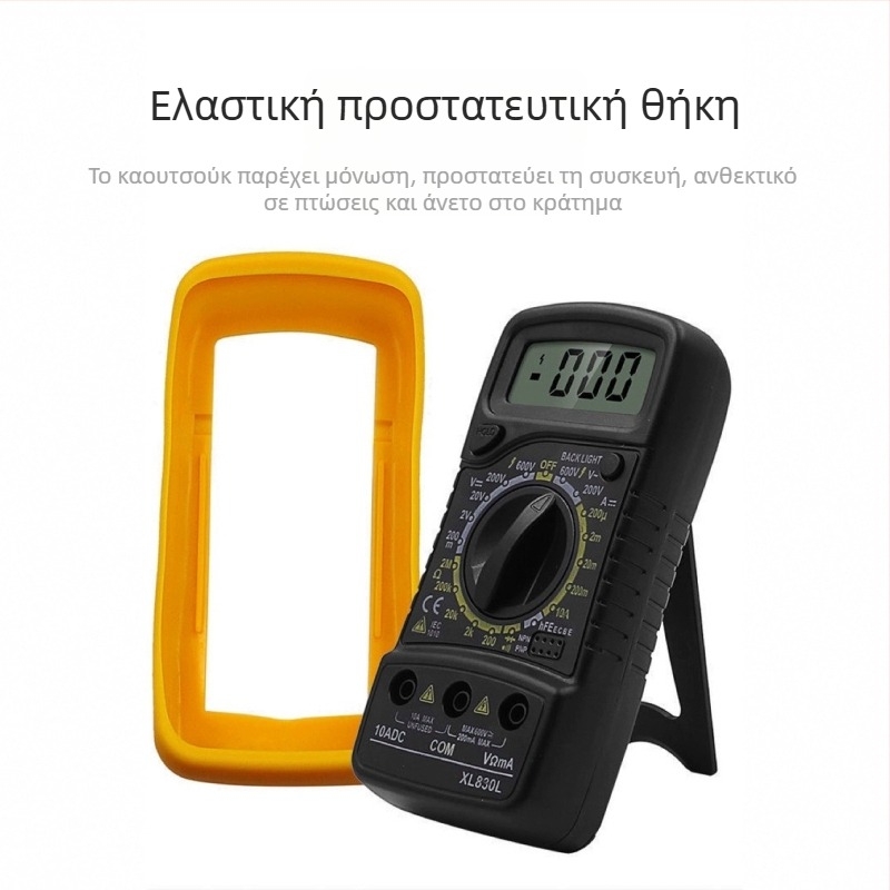 Ψηφιακό Πολύμετρο XL830L – Φορητό, Μέτρηση Τάσης DC και Τάσης AC, Δοκιμή Μπαταρίας, Οθόνη 999
