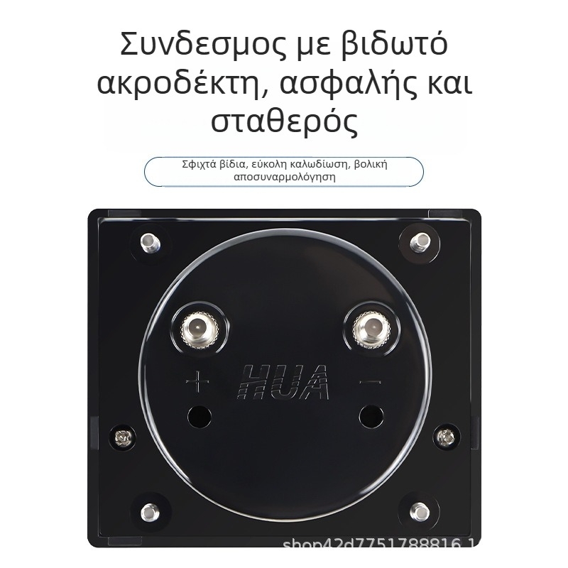 DH-670 Δείκτης AC Αμπέρμέτρο και Βολτόμετρο με κεφαλή βολτόμετρου, 10A και 20A